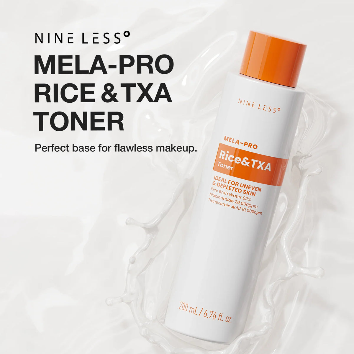 NINELESS MELA-PRO RICE & TXA TONER 200ML