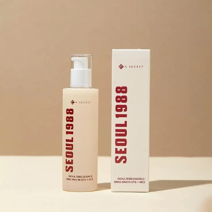 K-SECRET SEOUL 1988 CREAM SNAIL MUCIN 93% + RICE 100ML
