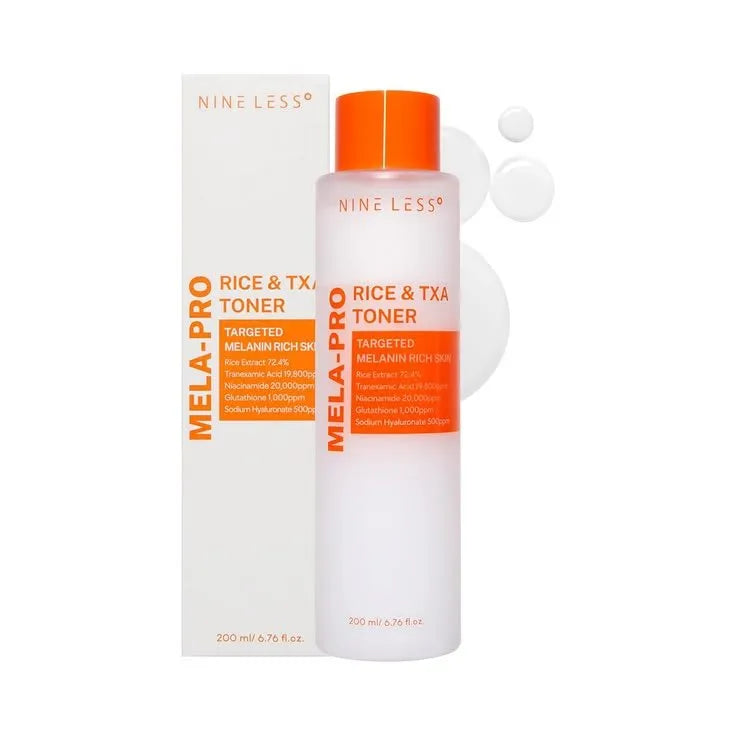 NINELESS MELA-PRO RICE & TXA TONER 200ML