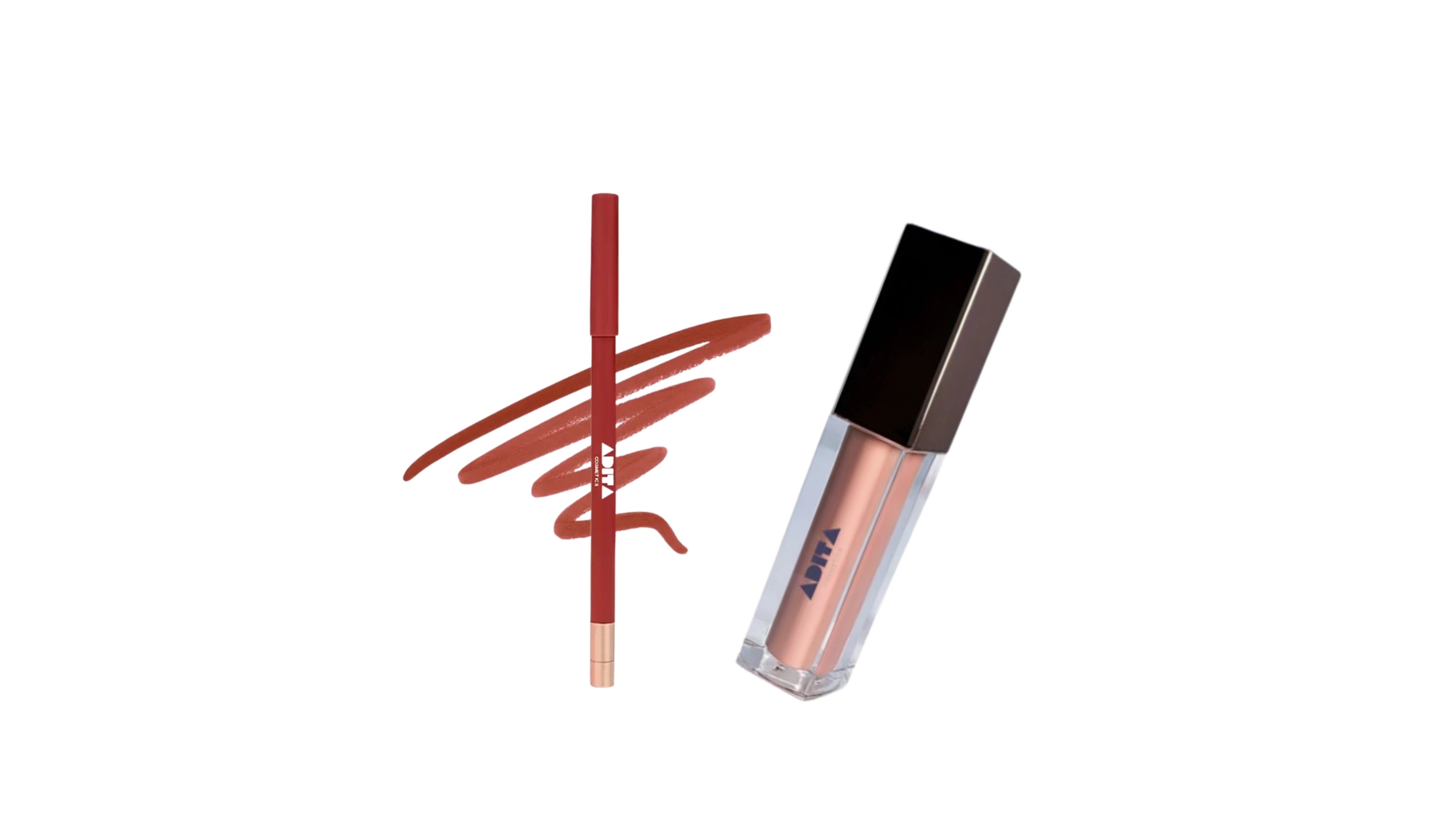 ADITA LIP GLOSS +LIP LINER COMBO