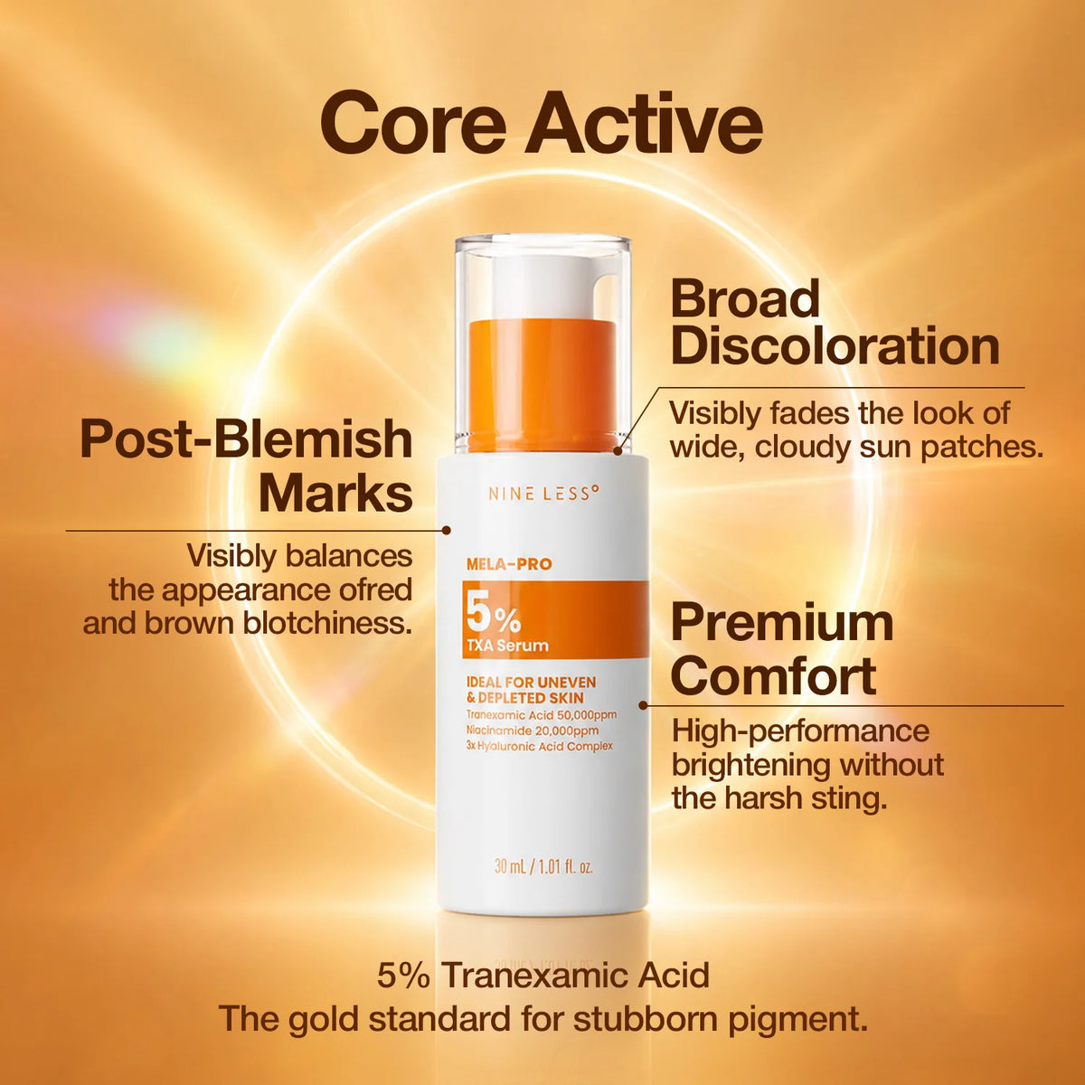 NINELESS MELA-PRO 5% TRANEXAMIC ACID SERUM 30ML