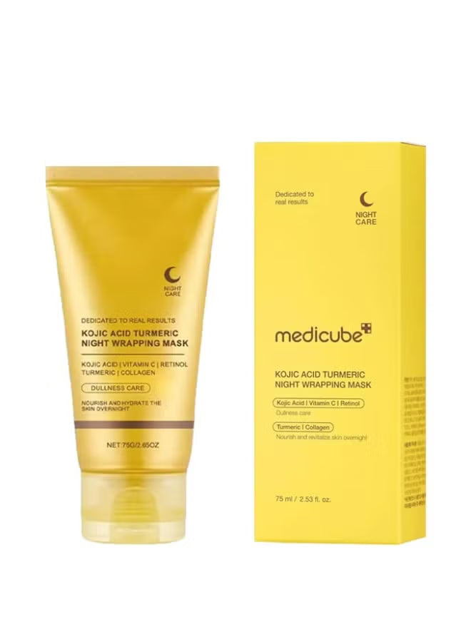 MEDICUBE KOJIC ACID TUMERIC NIGHT WRAPPING MASK