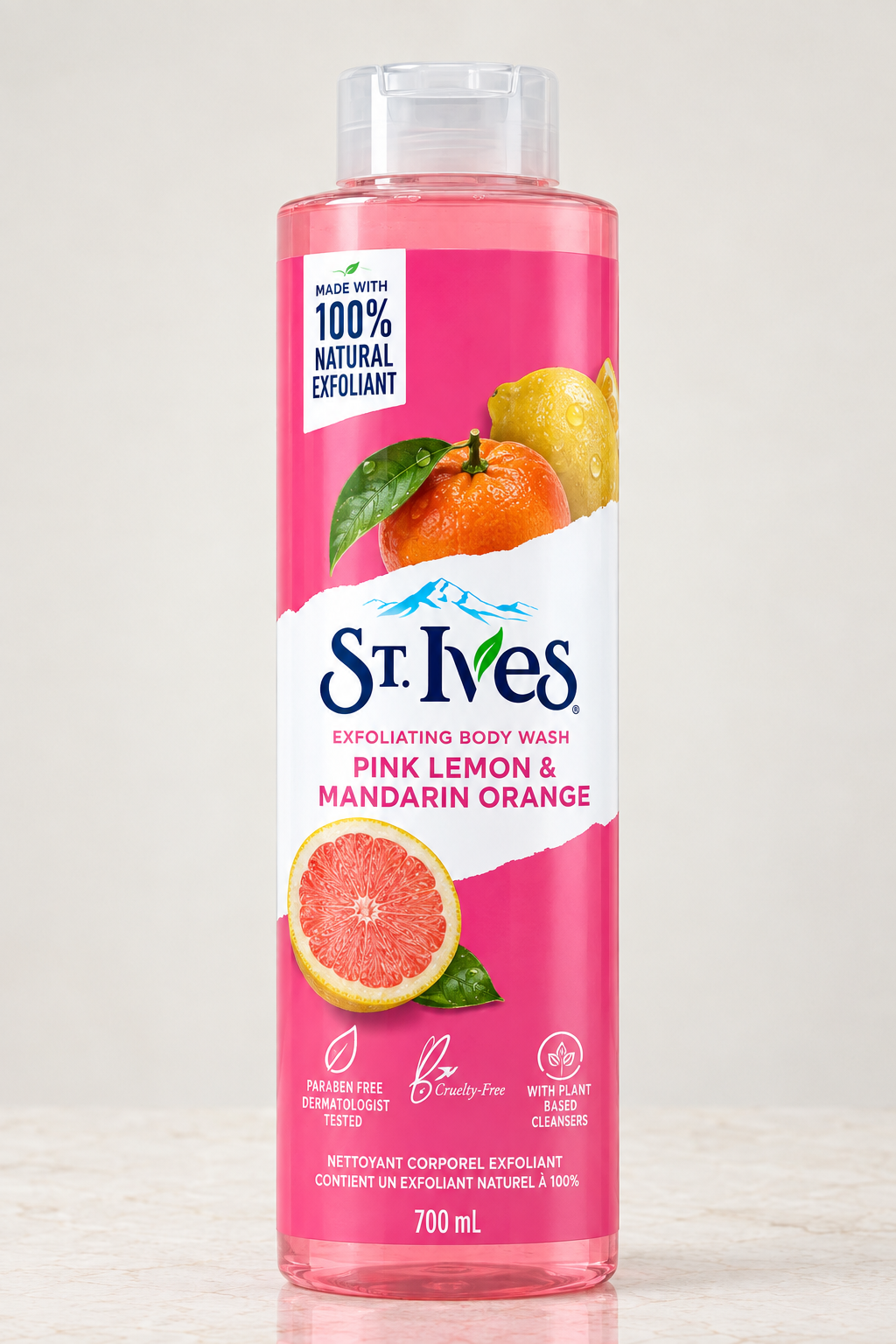 ST. IVES PINK LEMON AND MANDARIN ORANGE 700ML