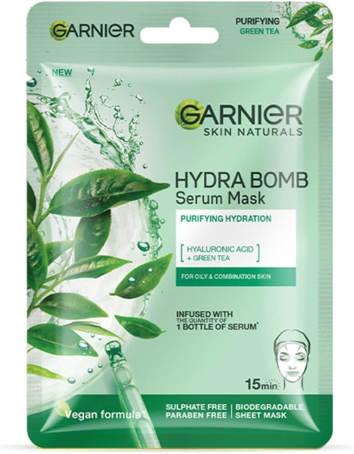 GARNIER HYDRA BOMB-GREEN EXTRACT