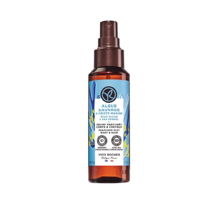 YVES ROCHER PERFUMED BODY AND HAIR MIST -WILD ALGUE& SEA FENNEL