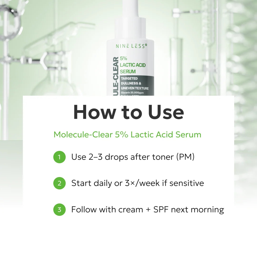NINELESS MOLECULAR CLEAR LACTIC ACID SERUM 30ml