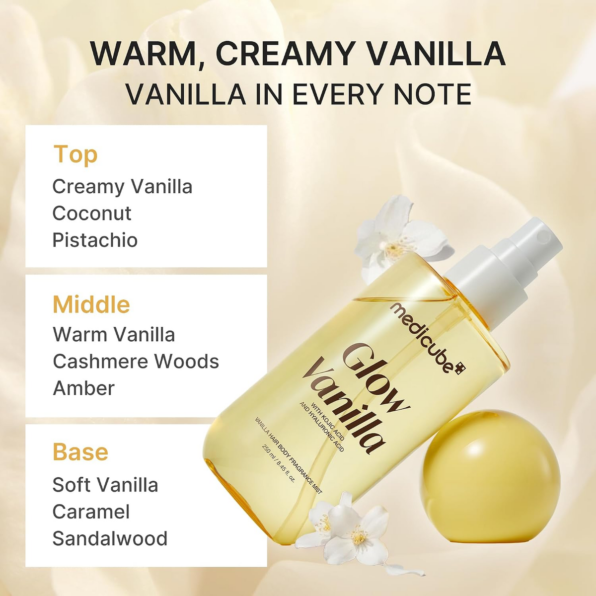 MEDICUBE VANILLA HAIR BODY FRAGRANCE MIST 100ML