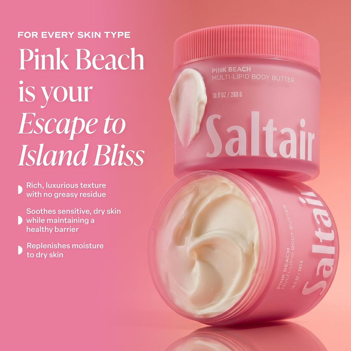SALTAIR MULTI-LIPID BODY BUTTER - PINK BEACH