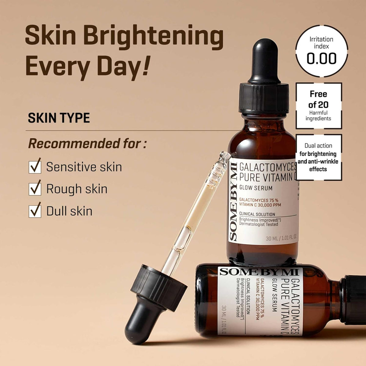 SOME BY MI GALACTOMYCES PURE VITAMIN C GLOW SERUM 30ML