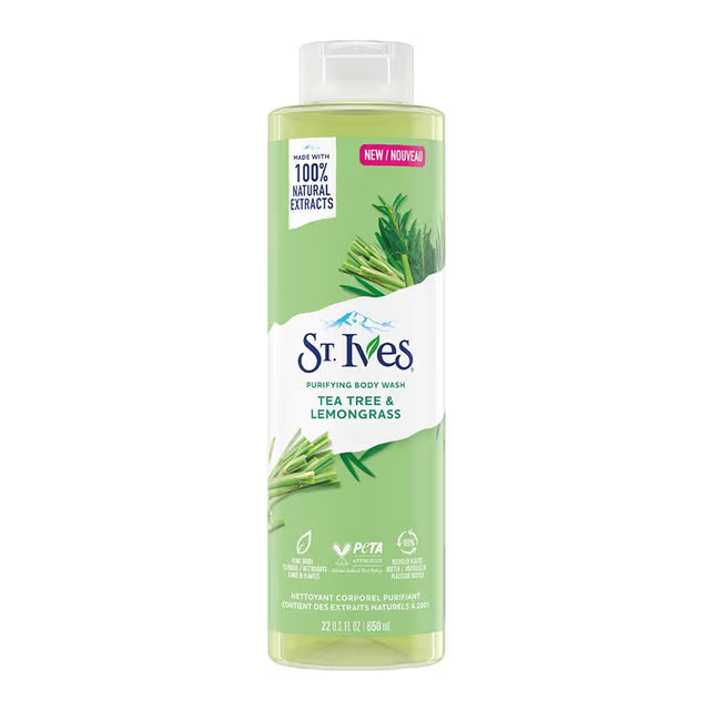 ST. IVES TEA TREE AND LEMON GRASS 650ML