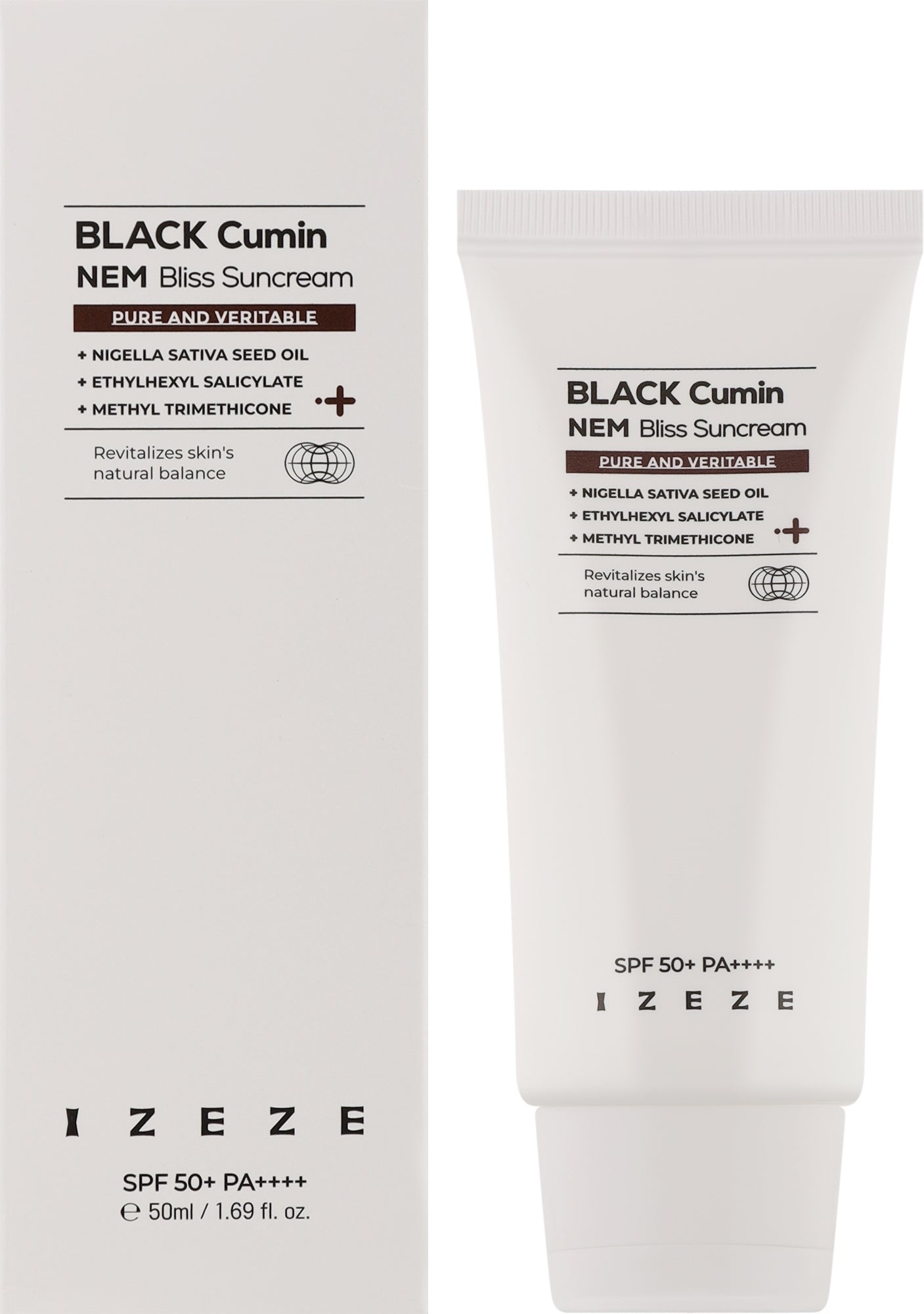 IZEZE BLACK CUMIN NEM SUNCREAM 50ML