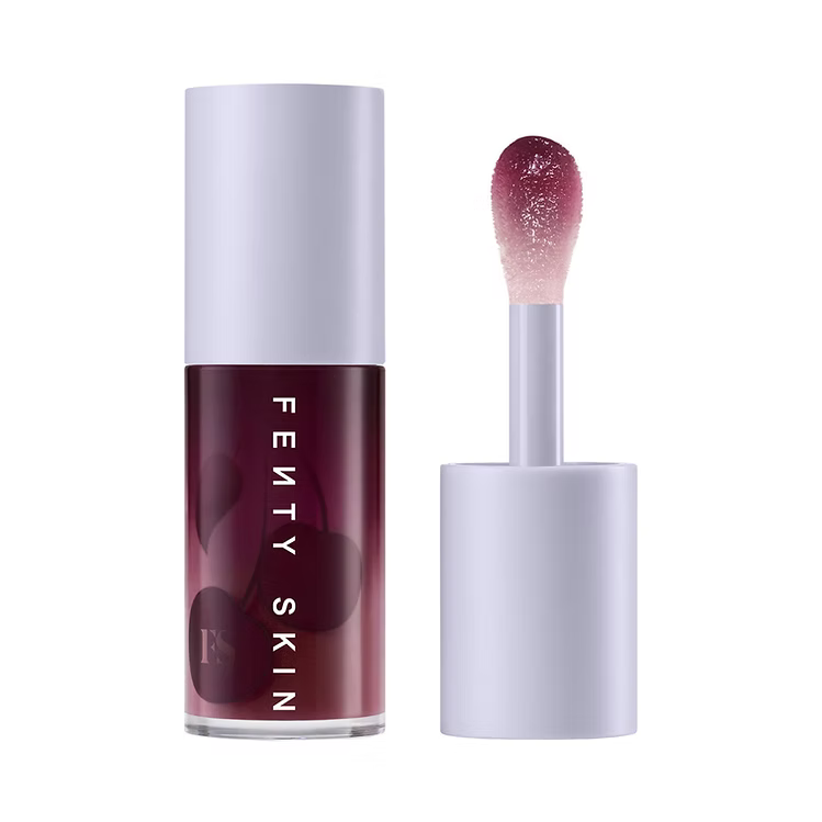 FENTY HYDRATING + STRENGTHENING LIP OIL BLACK CHERRY