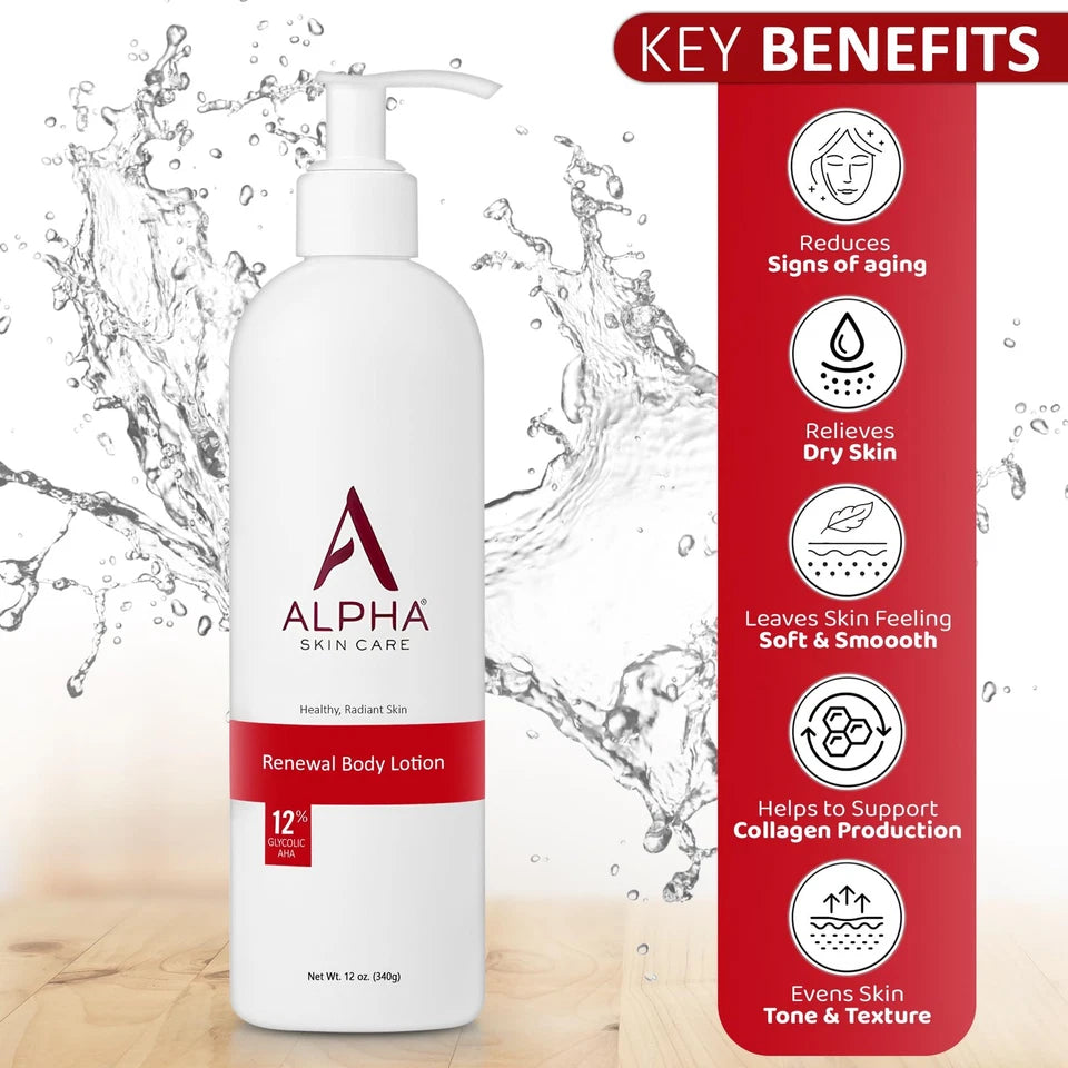ALPHA SKIN CARE RENEWAL BODY LOTION 12% GLYCOLIC