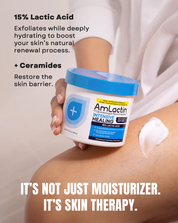 AMLACTIN 15% LACTIC ACID INTENSIVE HEALING AHA CREAM 340g