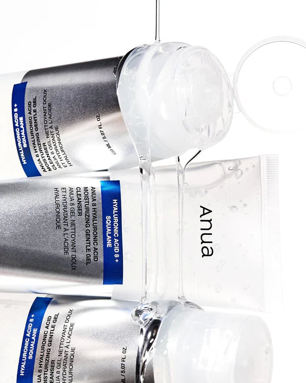 ANUA 8 HYALURONIC ACID MOISTURIZING GENTLE GEL CLEANSER
