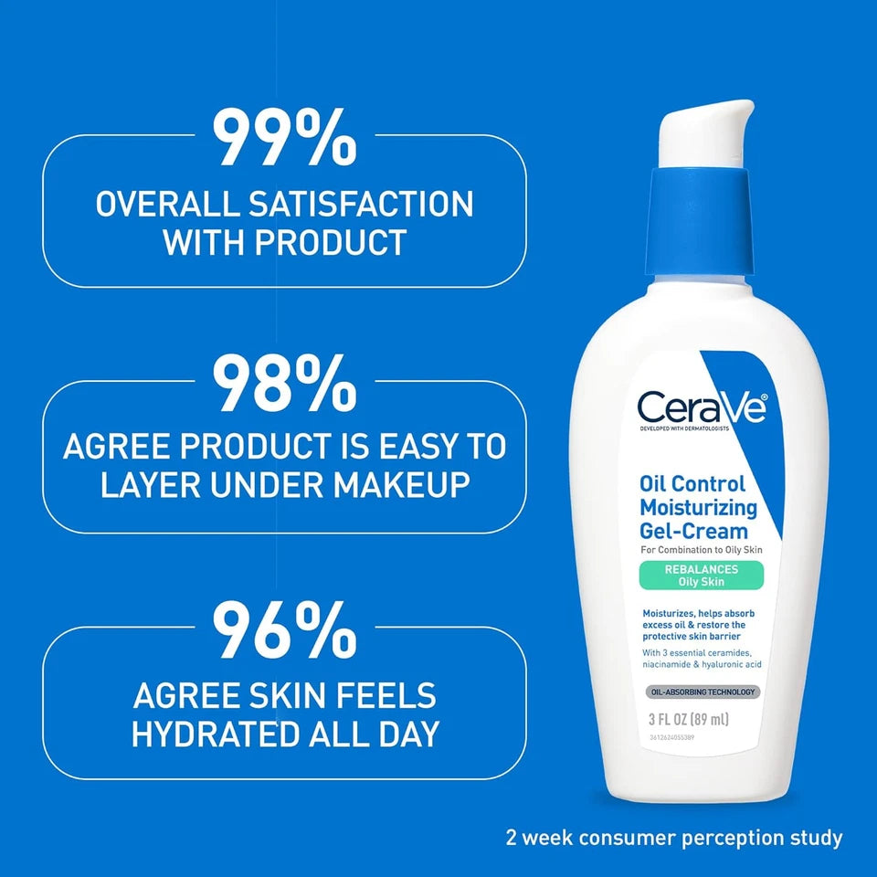 CERAVE OIL CONTROL MOISTURIZING GEL CREAM