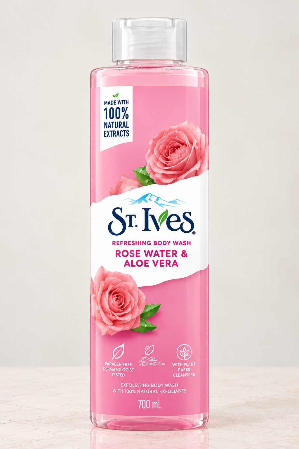 ST. IVES ROSE WATER AND ALOE VERA 700ML