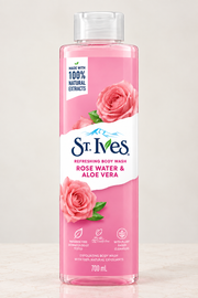 ST. IVES ROSE WATER AND ALOE VERA 700ML