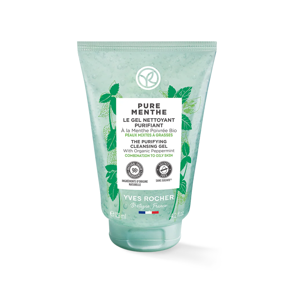 YVES ROCHER PURE MENTHE PURIFYING CLEANSER 125ML