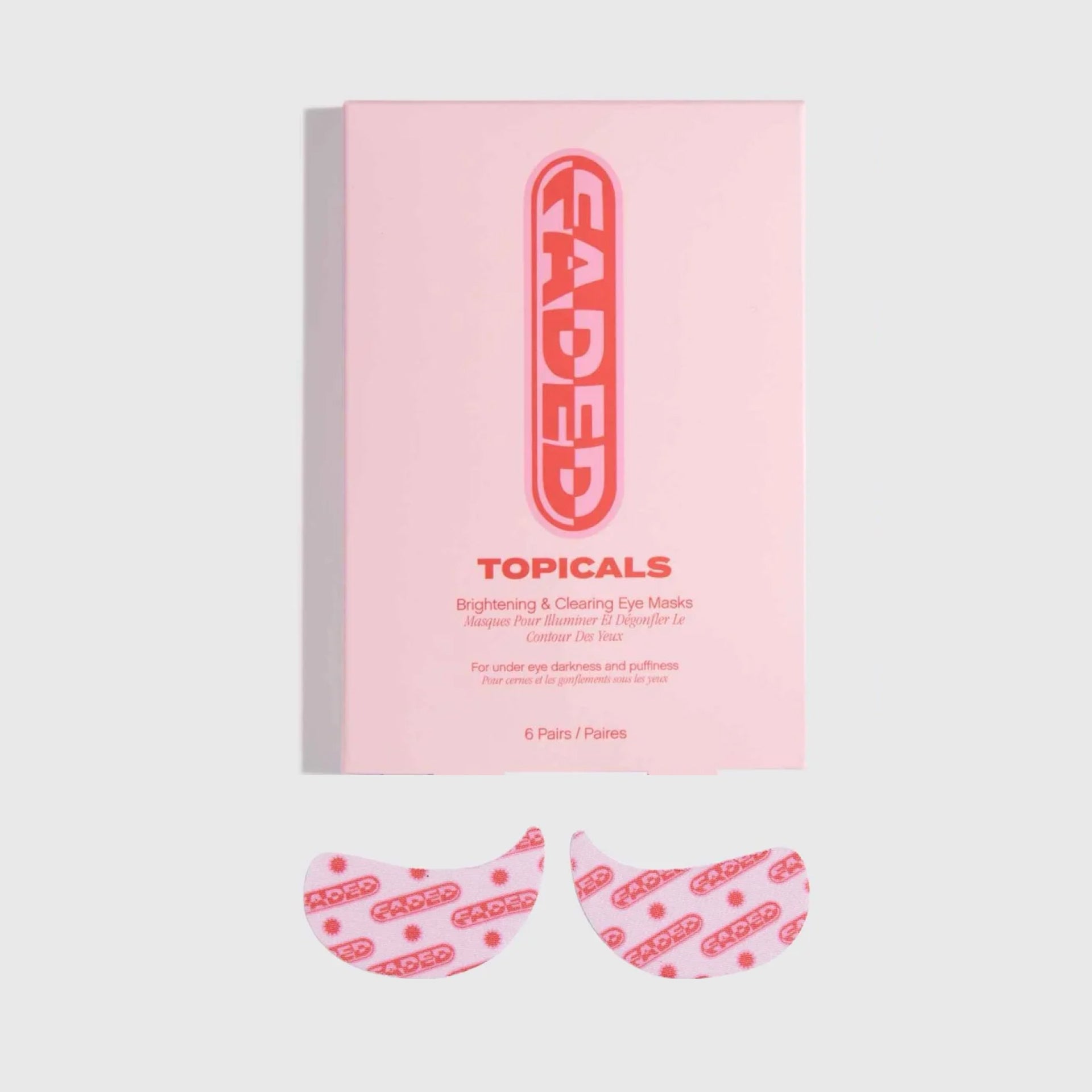 TOPICALS FADED UNDER EYE MASK FOR DARK CIRCLES