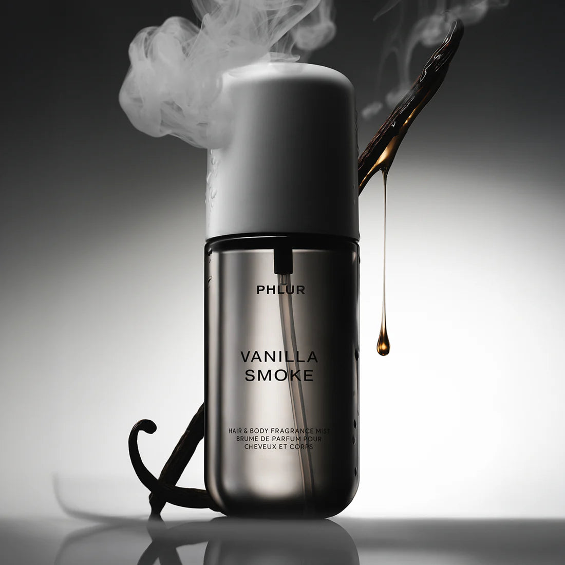 PHLUR BODY & HAIR MIST - 90ML TRAVEL SIZE, VANILLA SMOKE