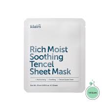 KLAIRS RICH MOIST SOOTHING TENCEL SHEET MASK (copy)