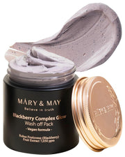MARY & MAY BLACKBERRY COMPLEX GLOW WASH OFF PACK