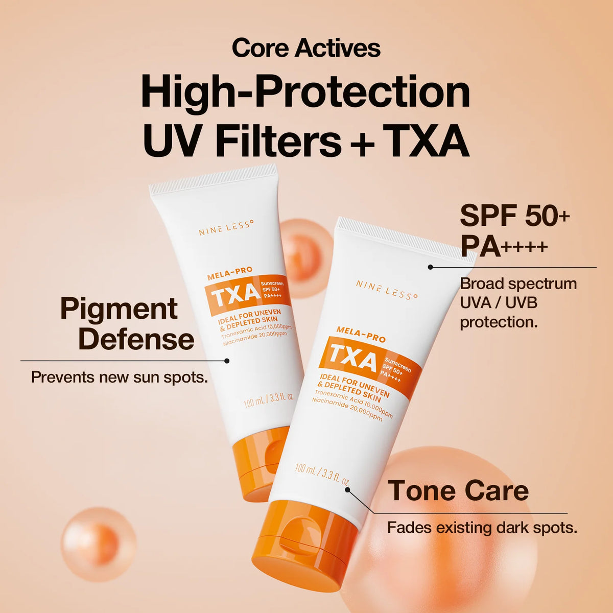 NINELESS MELA-PRO TXA SUNSCREEN 100ML