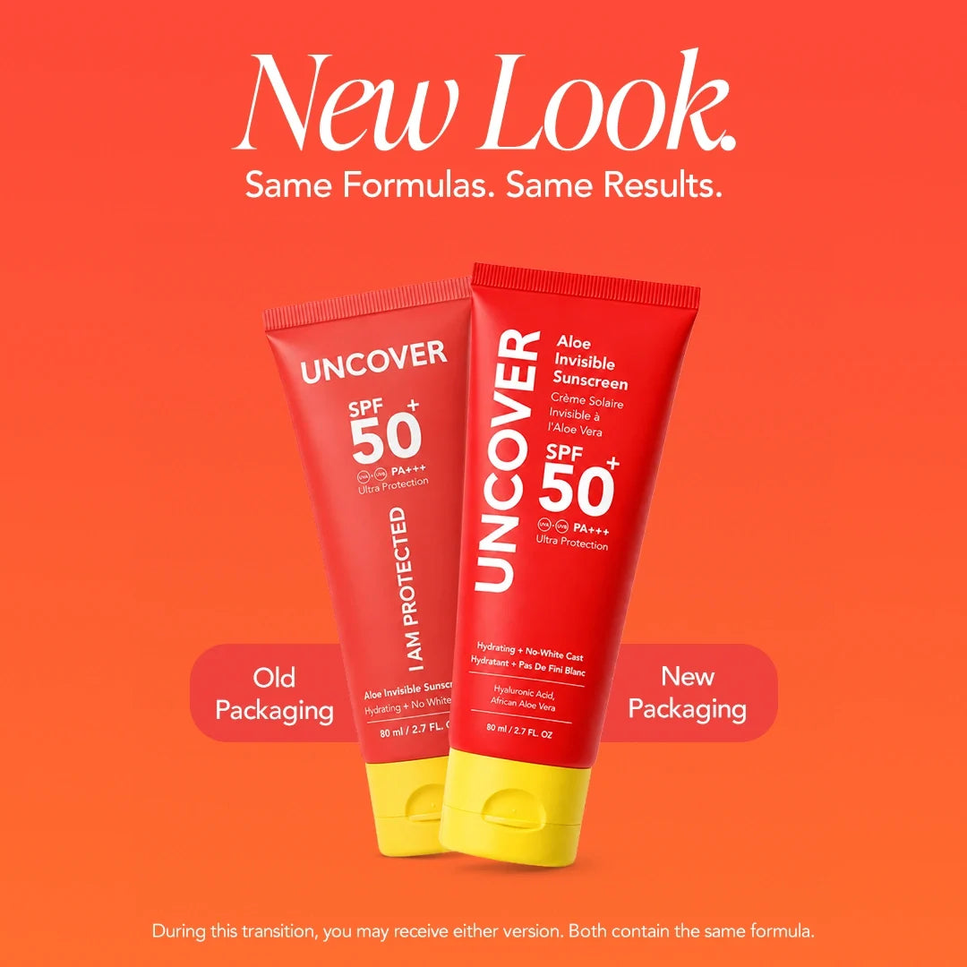 UNCOVER ALOE INVISIBLE SUN CREAM 80ML