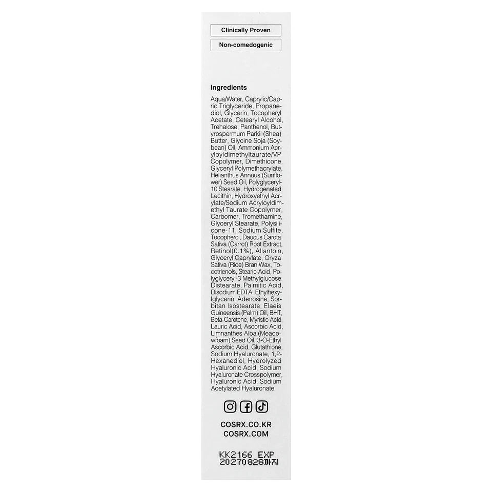 COSRX RETINOL 0.1 CREAM