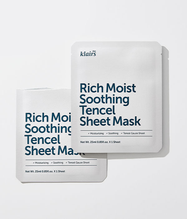KLAIRS RICH MOIST SOOTHING TENCEL SHEET MASK