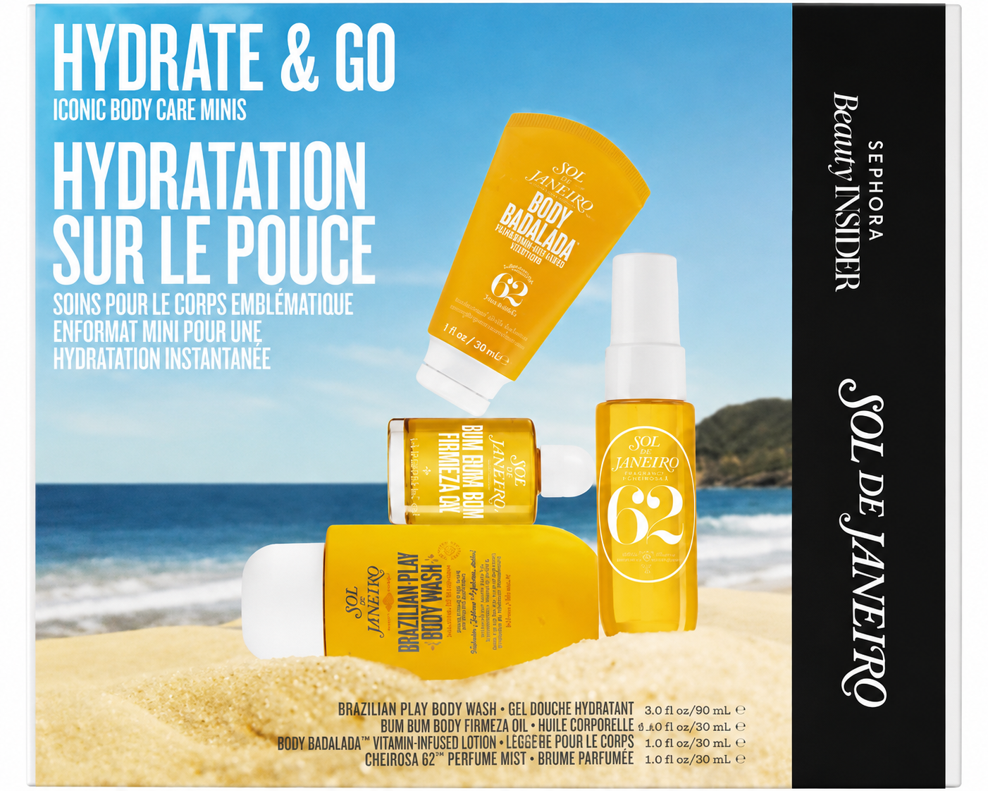SOL DE JANEIRO HYDRATE & GO ICONIC BODYCARE MINIS