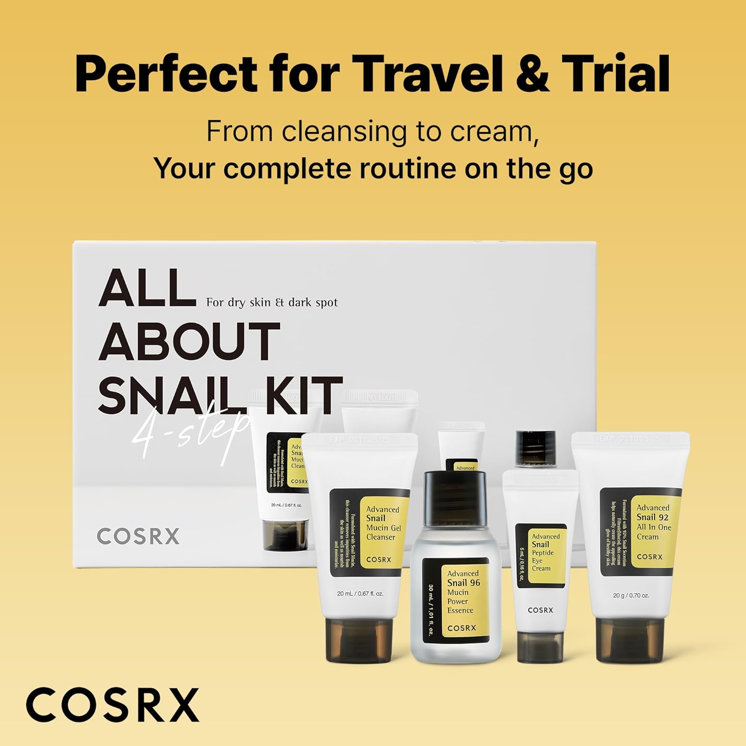 COSRX ALL ABOUT SNAIL KIT 4-STEP
