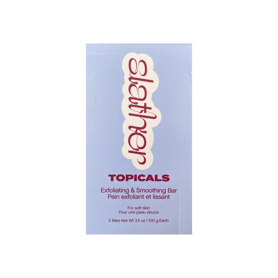 TOPICALS SLATHER EXFOLIATING AND SMOOTHING BAR 100g