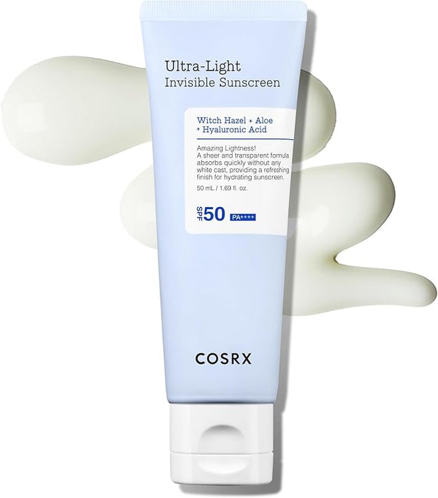 COSRX ULTRA-LIGHT INVISIBLE SUNSCREEN SPF50 – Beauty Square Ke