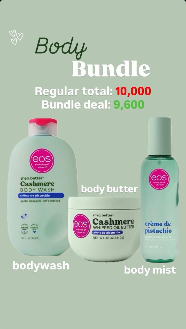 EOS PISTACHIO BODY BUNDLE
