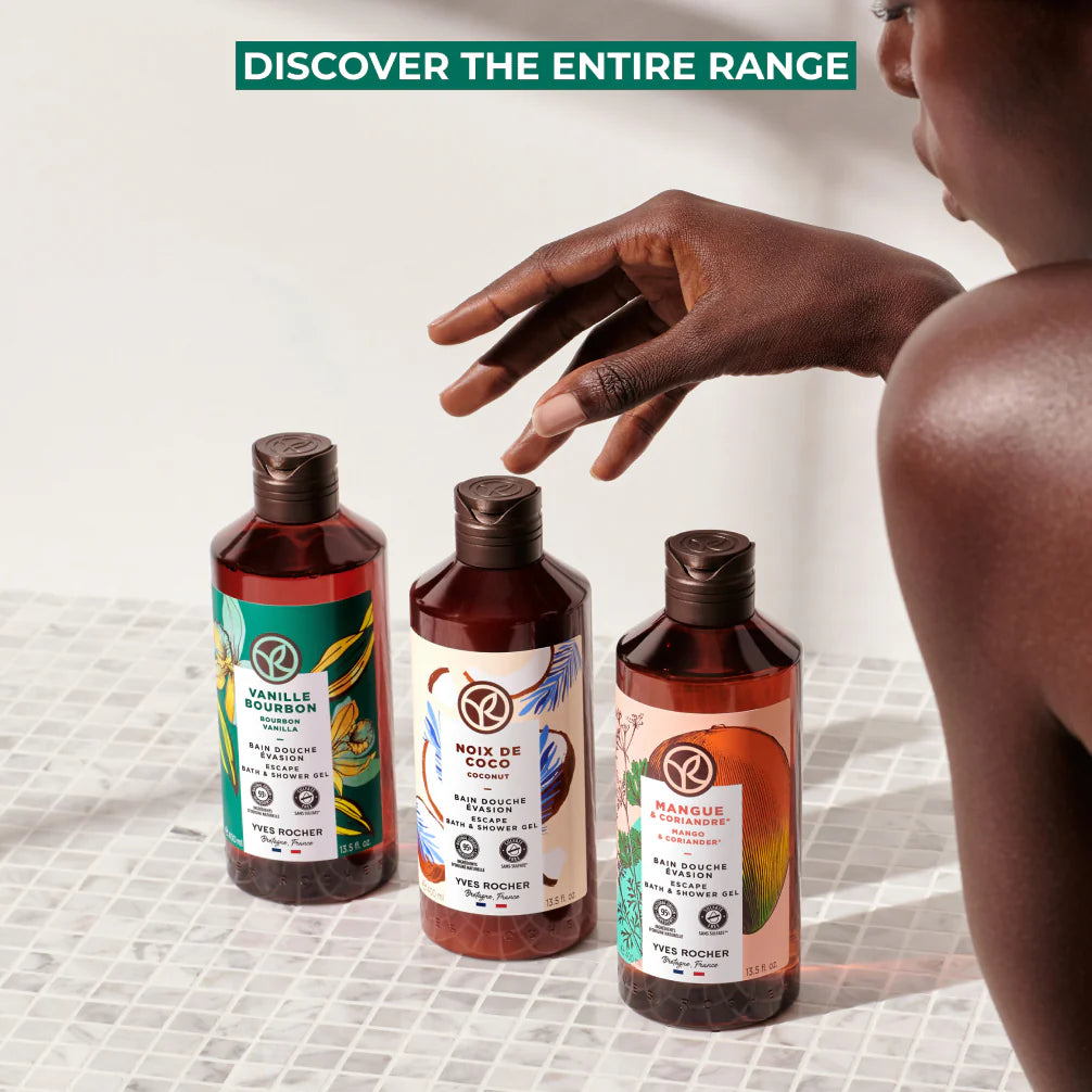YVES ROCHER SHOWER GEL-BOURBON VANILLA 400ML