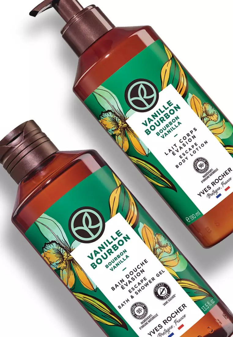 YVES ROCHER SHOWER GEL-BOURBON VANILLA 400ML