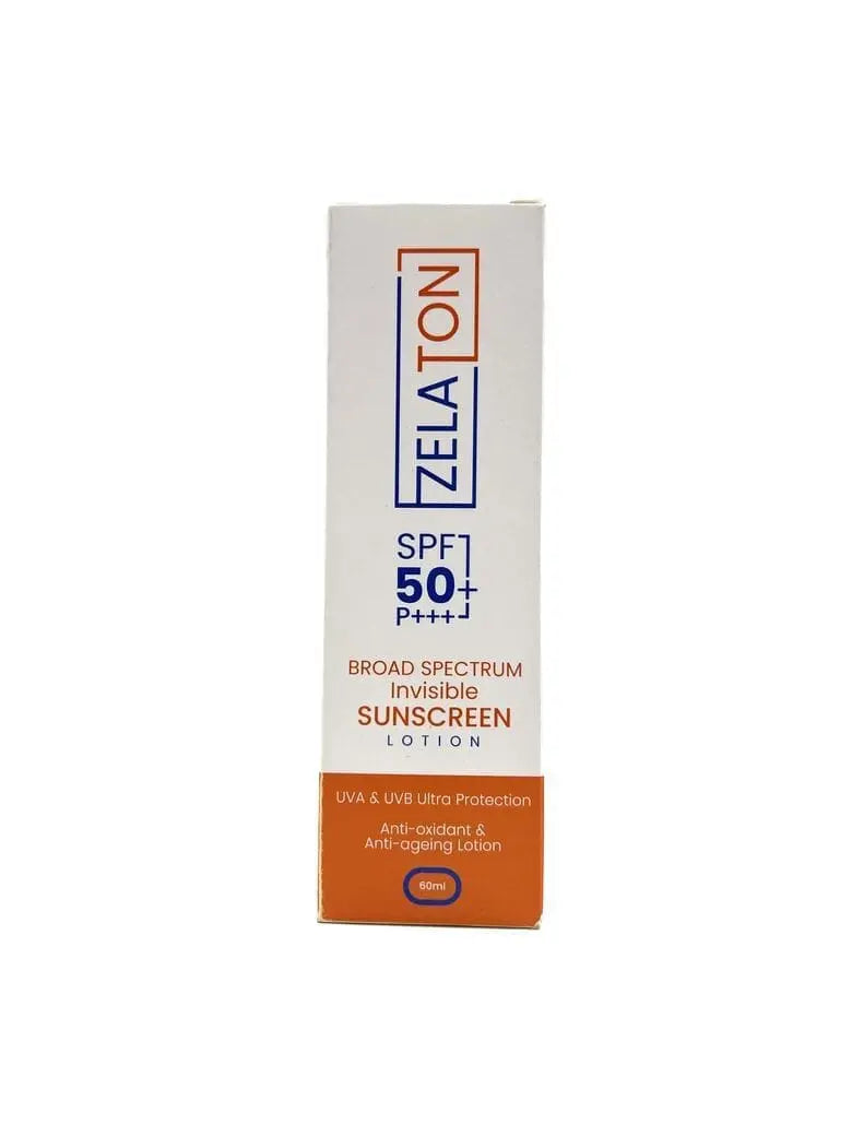 Zelaton Spf50 Sunscreen Lotion 60Ml