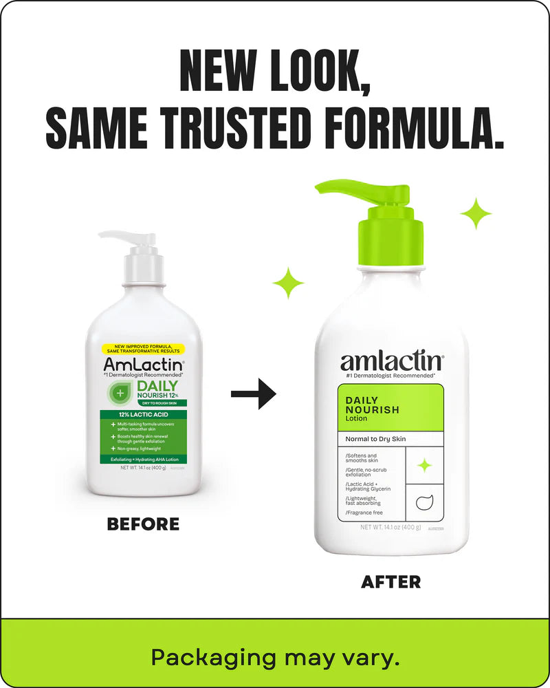 AMLACTIN 12% LACTIC ACID DAILY NOURISH LOTION 400g