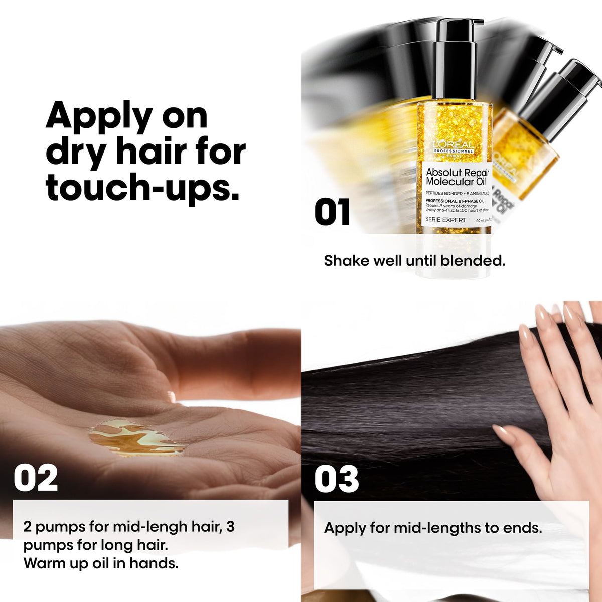 L’Oréal Professionnel Absolut Repair Molecular Dual Oil 90ML