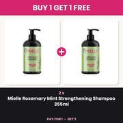 Buy 1 Get 1 Free - 2 x Mielle Rosemary Mint Strengthening Shampoo 355ml