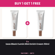 Buy 1 Get 1 Free - 2 x Izeze Black Cumin NSA Enrich Cream 50ml