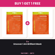 Buy 1 Get 1 Free - 2 x Uncover I Am Brilliant Mask