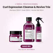 L'Oréal Curl Expression Cleanse & Revive Trio bundle