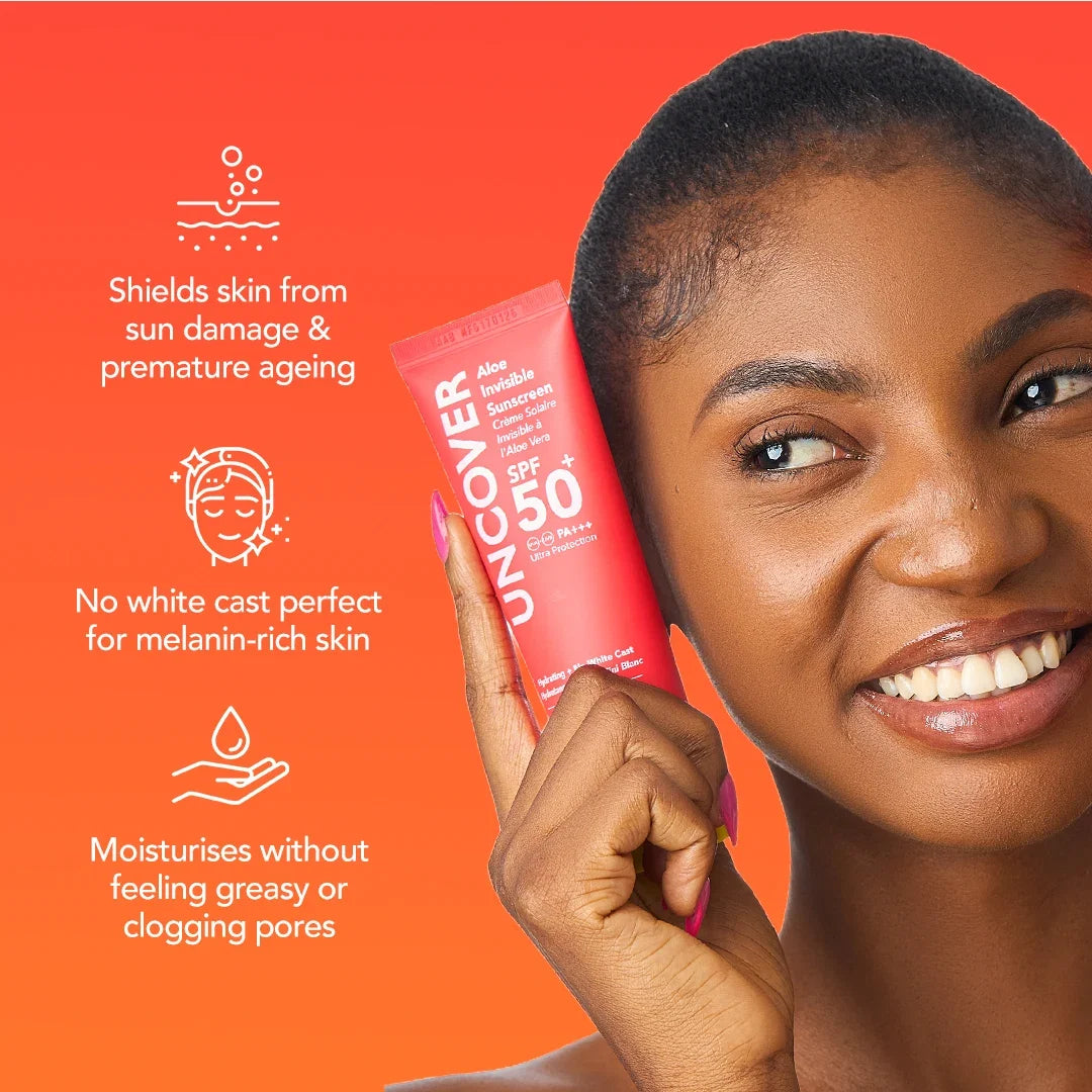 UNCOVER ALOE INVISIBLE SUN CREAM 80ML