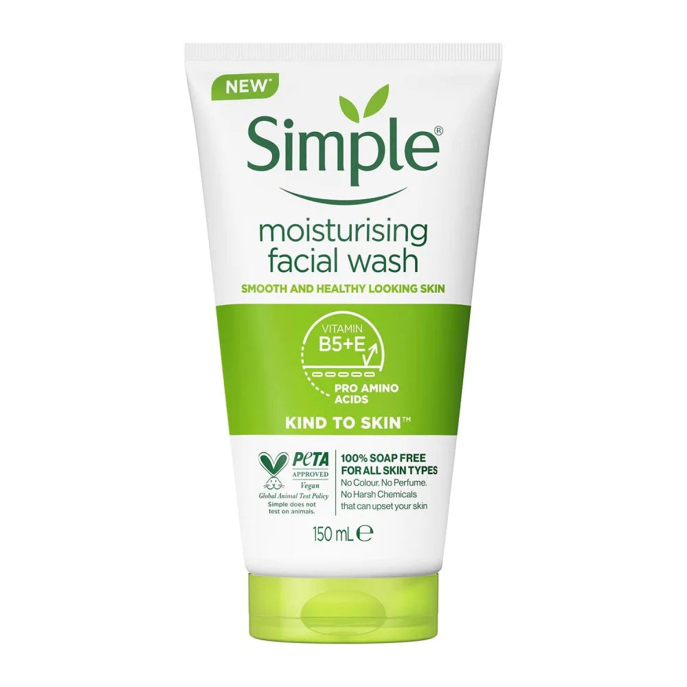 SIMPLE MOISTURIZING FACE WASH