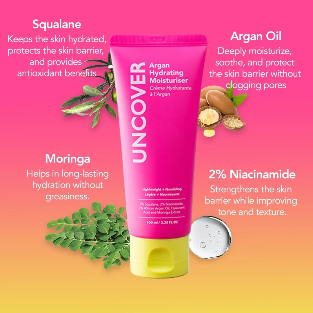 UNCOVER ARGAN MOISTURIZER 30ML