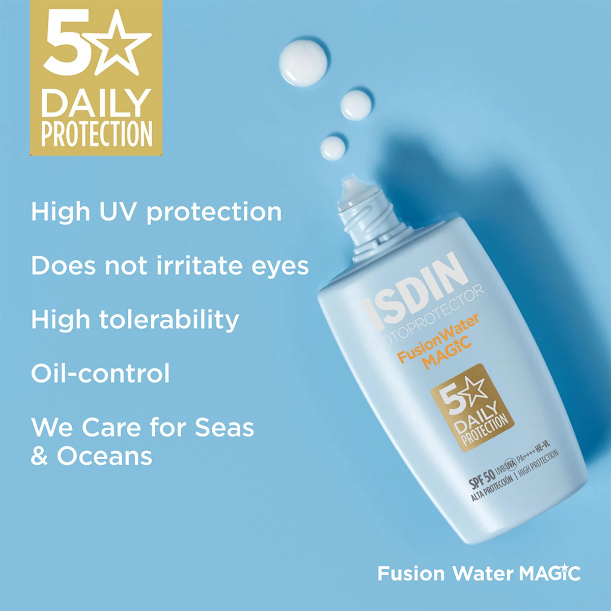 ISDIN FOTOPROTECTOR FUSION WATER MAGIC SPF50 50ML