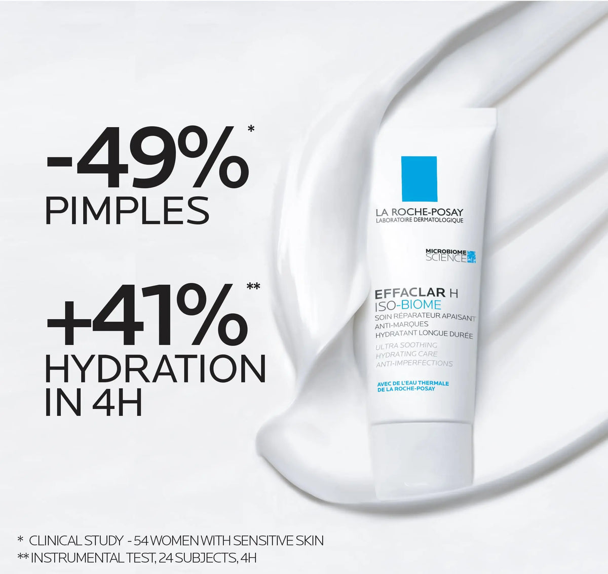 LA ROCHE POSAY EFFACLAR H ISO BIOME ULTRA SOOTHING HYDRATING CARE ANTI IMPERFECTIONS 40ML